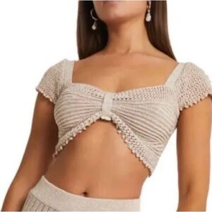 River Island Crochet Crop Top
